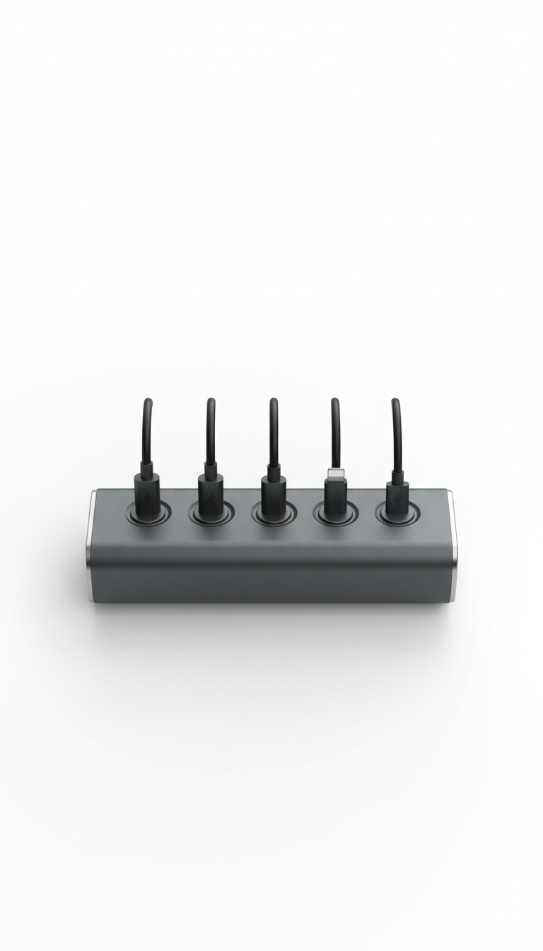 Magnetic Cable Organizer Urban Slate