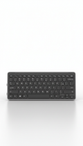 Compact Bluetooth Keyboard Graphite Black