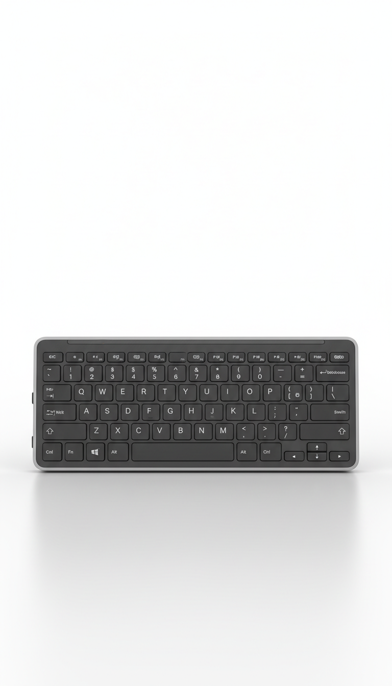Compact Bluetooth Keyboard Graphite Black